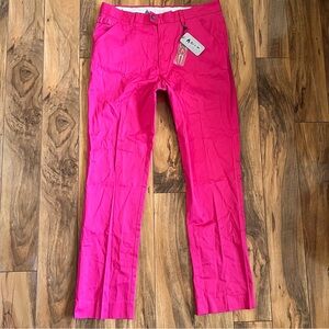Royal & Awesome Pink Ticket Golf Pants 34/32